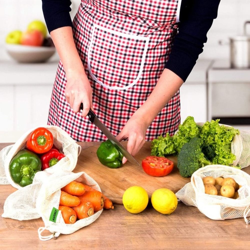 Reusable Cotton Mesh Bag Large - Reusable Produce Bag 评论和价格