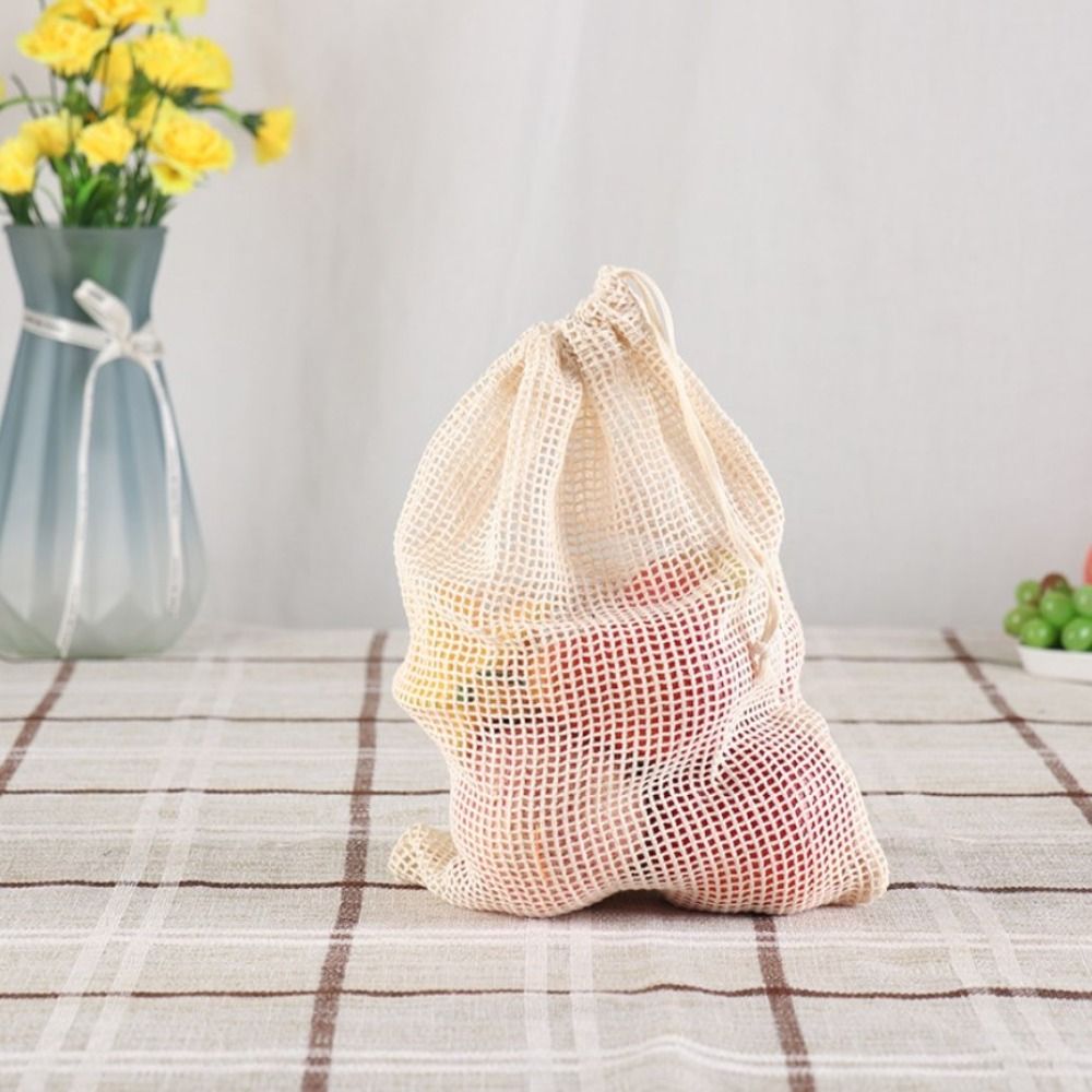 Reusable Cotton Mesh Bag Large - Reusable Produce Bag 评论和价格